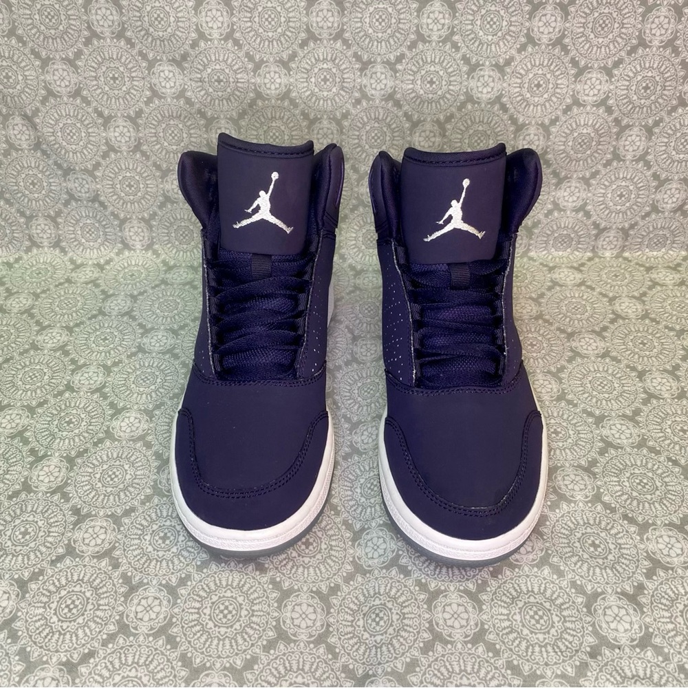 Nike Air Jordan Flight 1 Sneakers Dynasty Jumpman #23 Purple Size: 6Y